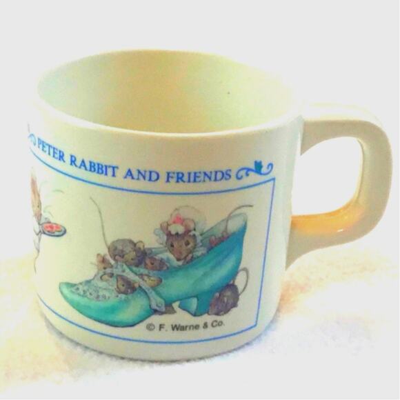 Peter Rabbit and Friends Vintage Child Baby Cup Mug Plastic - Picture 2 of 6